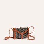 Goyard Minaudière Trunk Bag Black and Brown